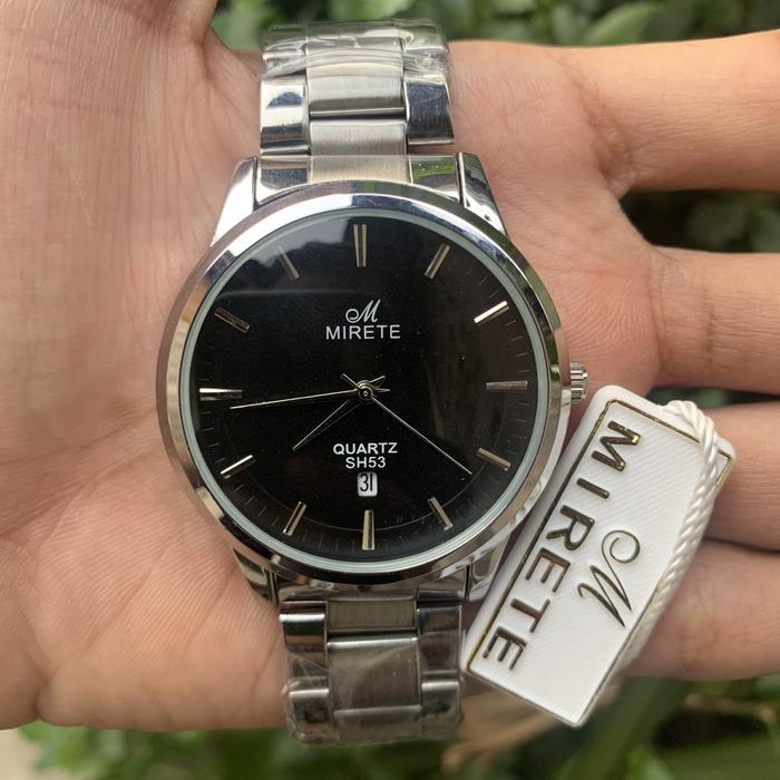 JAM TANGAN PRIA COWOK RANTAI MIRETE ORIGINAL KREPYAK MURAH GROSIR