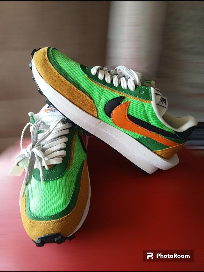 Nike Sacai x LD Waffle Green Multi Gusto Style BV0073-300 Size 43