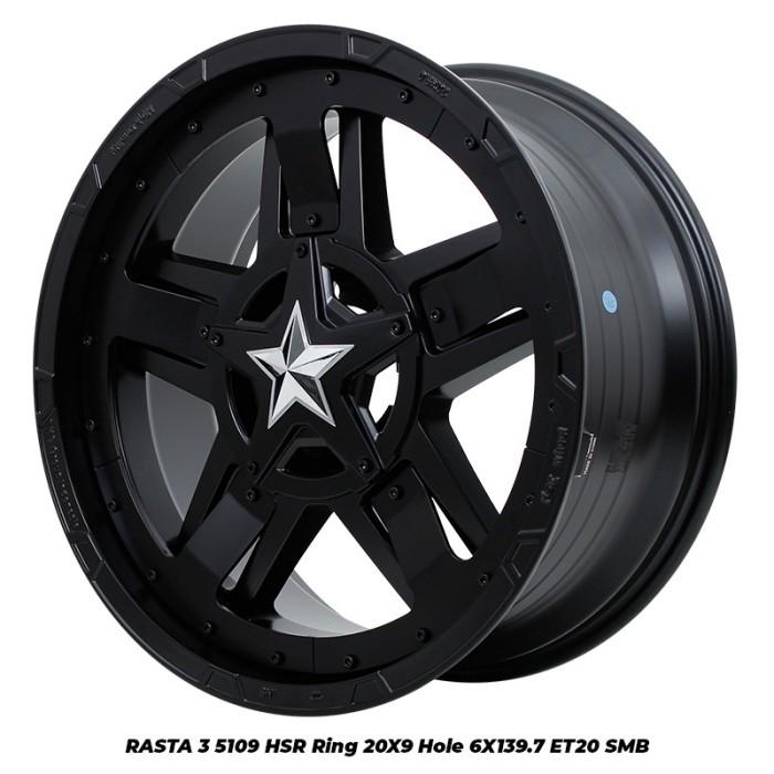 VELG MURAH MOBIL MITSUBISHI PAJERO RING 20 HSR RASTA 3