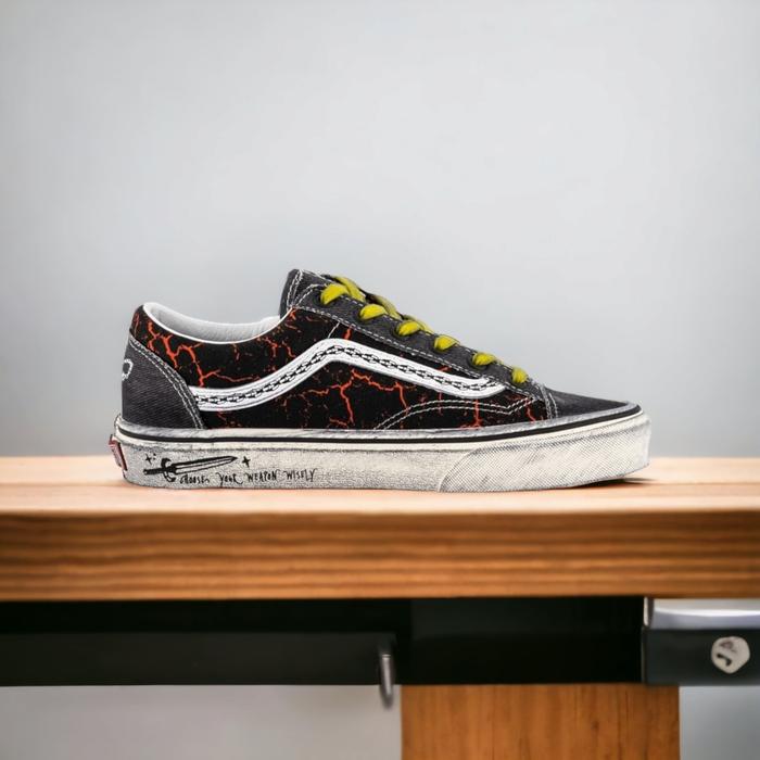 Sepatu Vans x Stranger Things Style 36 Hellfire Club Original 100%