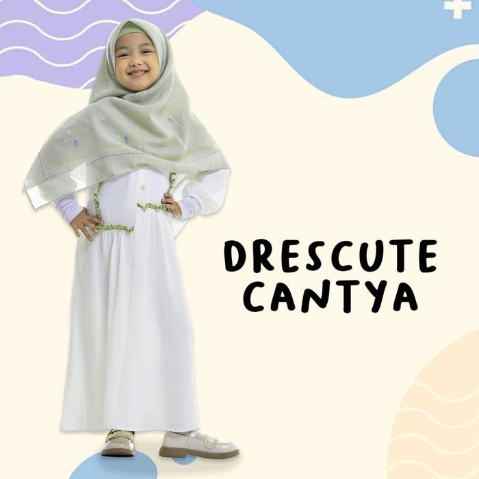 Baju Dress Anak Perempuan Gamis Rabbani Drescute Batuta Cantya