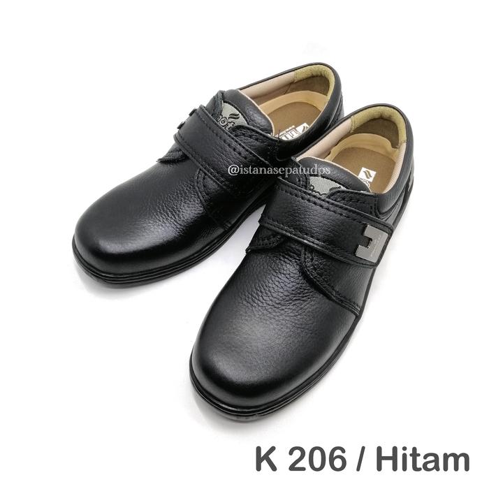 Sepatu Kulit Pria Finotti K 206, Hitam, Kualitas Terjamin