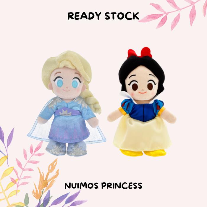 Nuimos Princess Belle Aurora Jasmine Snow White Ariel Rapunzel Disney