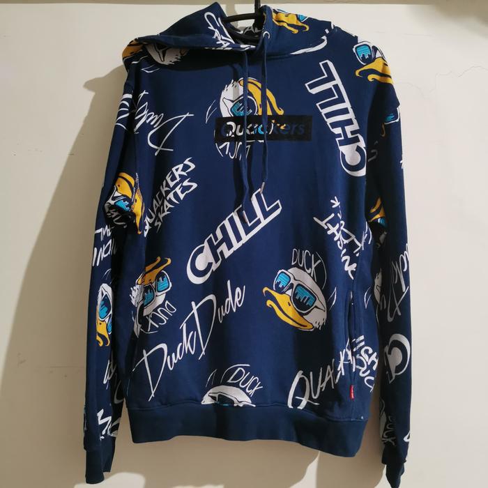 Preloved Pullover Hoodie B One Soul Quack Dude Navy