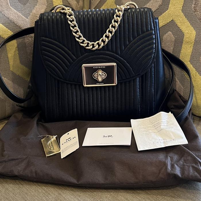 Preloved Coach cassidy backpack leather Authentic