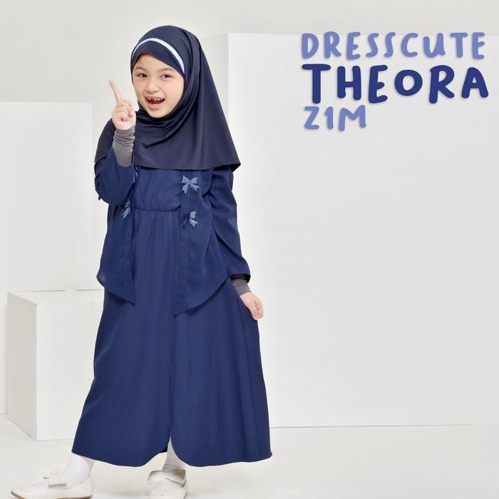 Baju Dress Anak Perempuan Gamis Rabbani Drescute Batuta Theora