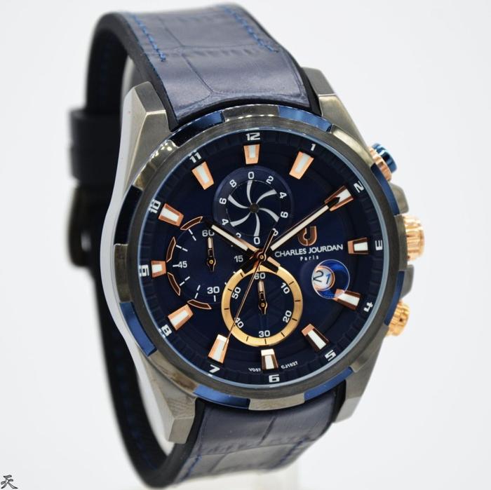 Jam Tangan Pria Charles Jourdan CJ1027-1782C Original