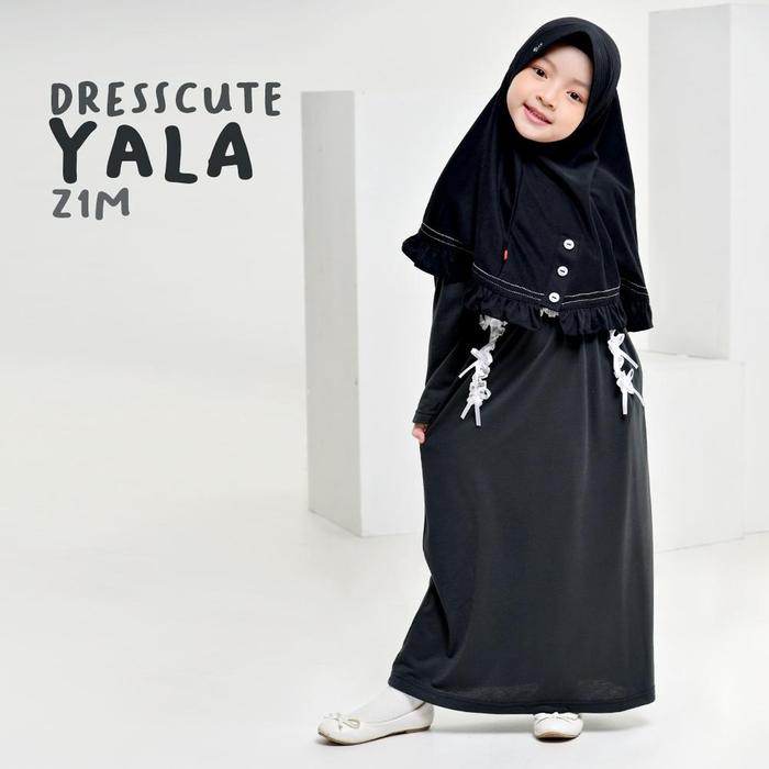 Baju Dress Anak Perempuan Gamis Rabbani Drescute Batuta Yala
