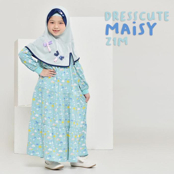 Baju Dress Anak Perempuan Gamis Rabbani Drescute Batuta Maisy
