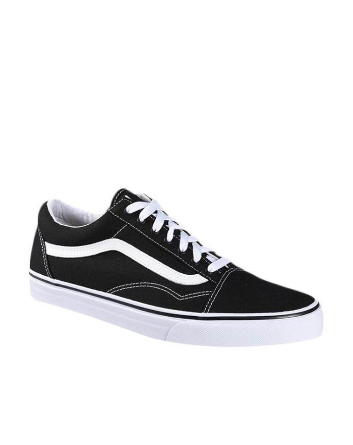 Vans Oldskool Black/white Full Canvas Original Official Store