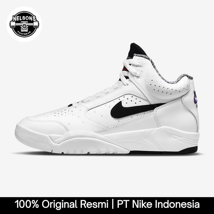 NIKE AIR FLIGHT LITE MID ORIGINAL MENS - WHITE/BLACK