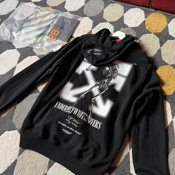 Hoodie zipper off white under cover original