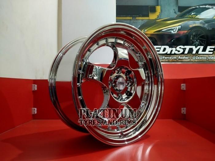 Paket velg HSR BRISKET Ring 16 + Ban Accelera PHI-R 205/50 R16 baru