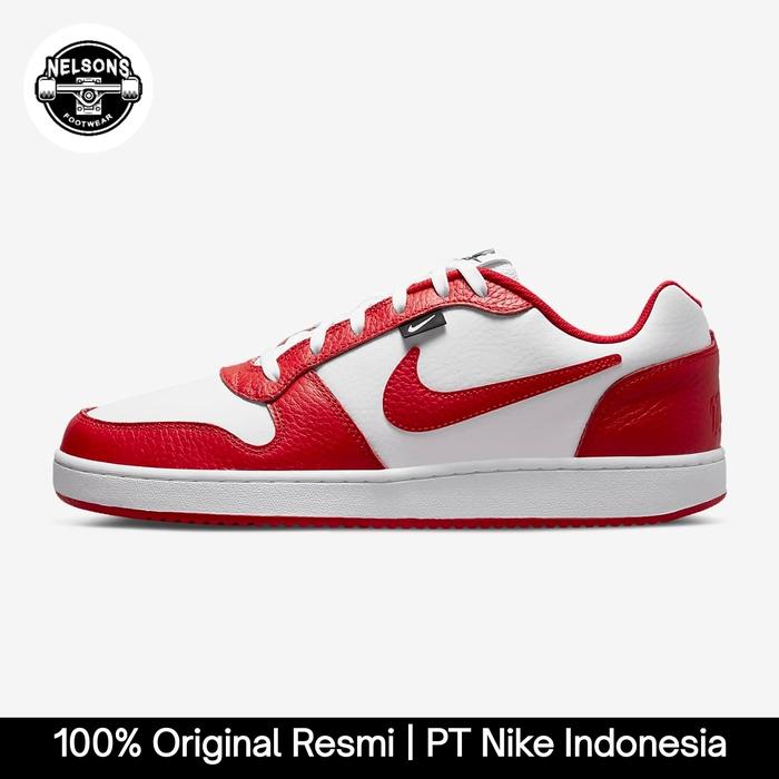 NIKE EBERNON LOW PRM ORIGINAL MENS - WHITE/BLACK/UNIVERSITY RED