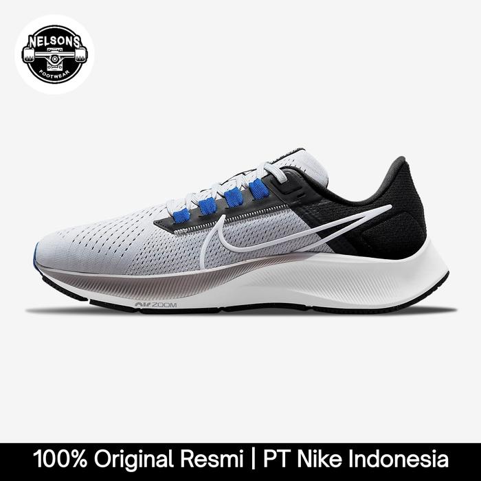 NIKE AIR ZOOM PEGASUS 38 ORIGINAL MENS - WOLF GREY/BLACK/HYPER ROYAL