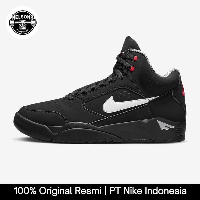NIKE AIR FLIGHT LITE MID ORIGINAL MENS - BLACK/VARSITY RED/WHITE