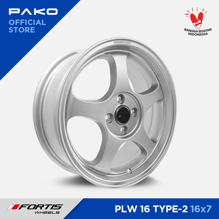 Velg Mobil Fortis Wheels PLW Type 2 Ring 16 - Pako Wheels