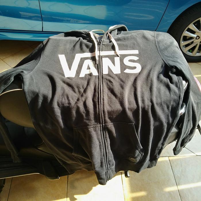 Zipper Hoodie Vans Sweater M