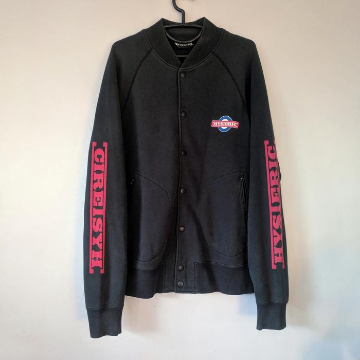 Vintage Hysteric Glamour Sweat Varsity Jacket sweatshirt Hoodie