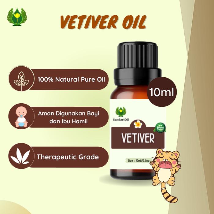 Essential Oil Aromatherapy Vetiver - Vetiver OIl Aromaterapi - 10ml