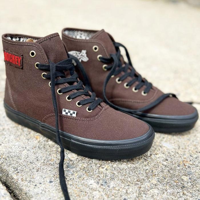 Vans Skate Authentic High Hockey Skateboards - Snake Skin