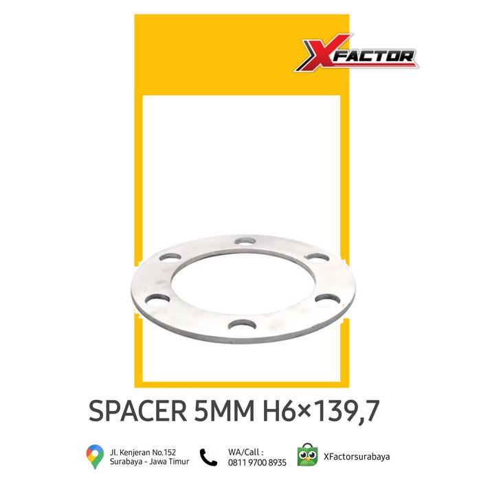 SPICER 5MM H6×139,7 / PCD 6x139,7
