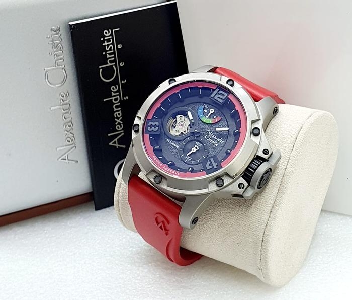 Jam Tangan Kasual Pria Alexandre Christie Outomatic Original 6295