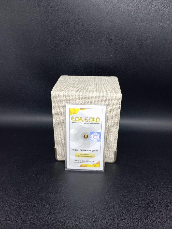 Logam Mulia EOA GOLD 0,05 Gr 24K Fine Gold 999.9