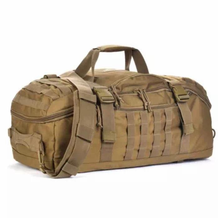 Tas koper brimob tasl Tni polri tas traveling 3 in 1 army 90L