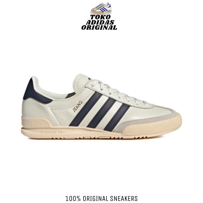 SEPATU CASUAL PRIA ADIDAS JEANS CHALK WHITR LEGEND INK ORIGINAL BNIB