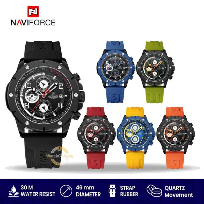 Jam Tangan Naviforce NF-8034M NF 8034 Exclusive Edition Original Resmi