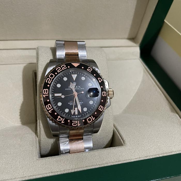 Jam tangan pria olex rootbeer