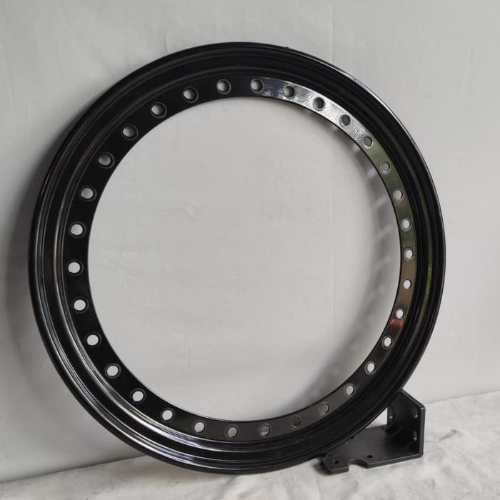 Ring Velg Beadlock Besi Ring 16 Hitam ( Ring Pelak Steel R 16 Hitam )  ( Ring Beadlock 16 Black )