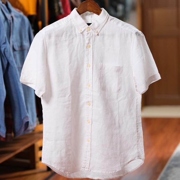 Kemeja Rageblue White Original not Iron Heart