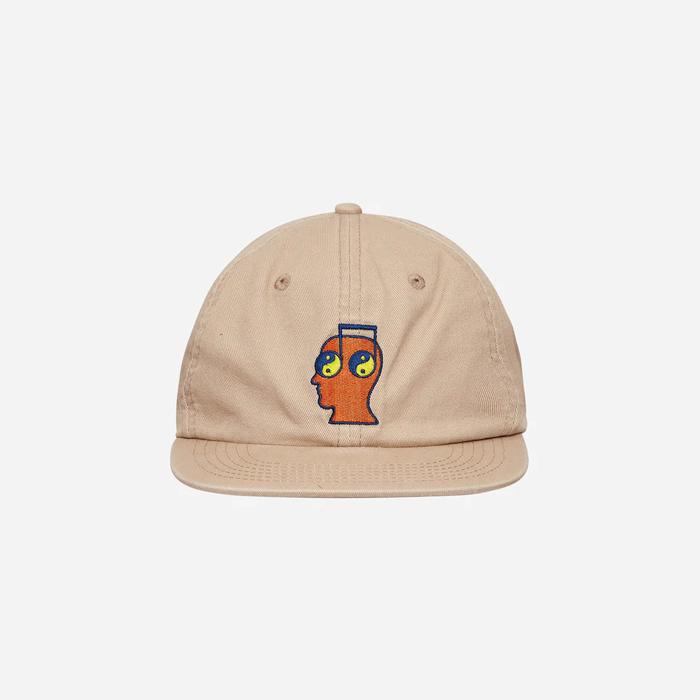 Brain Dead Brain Notes 6 Panel Hat Khaki