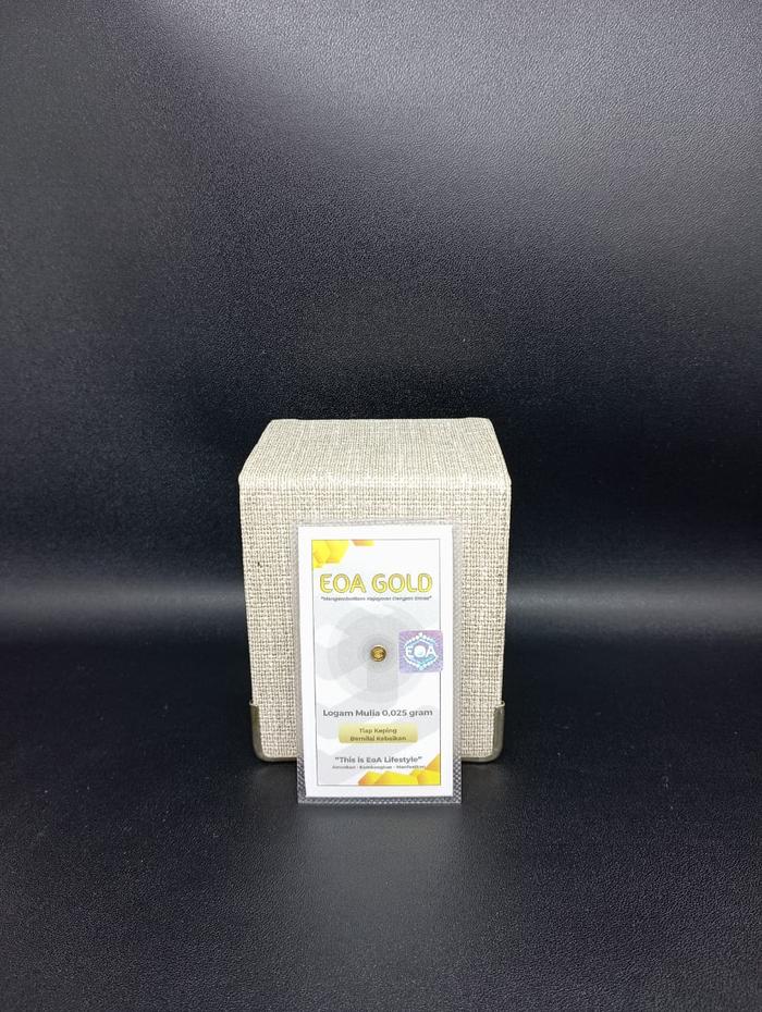 Logam Mulia EOA GOLD 0,025 Gr 24K Fine Gold 999.9