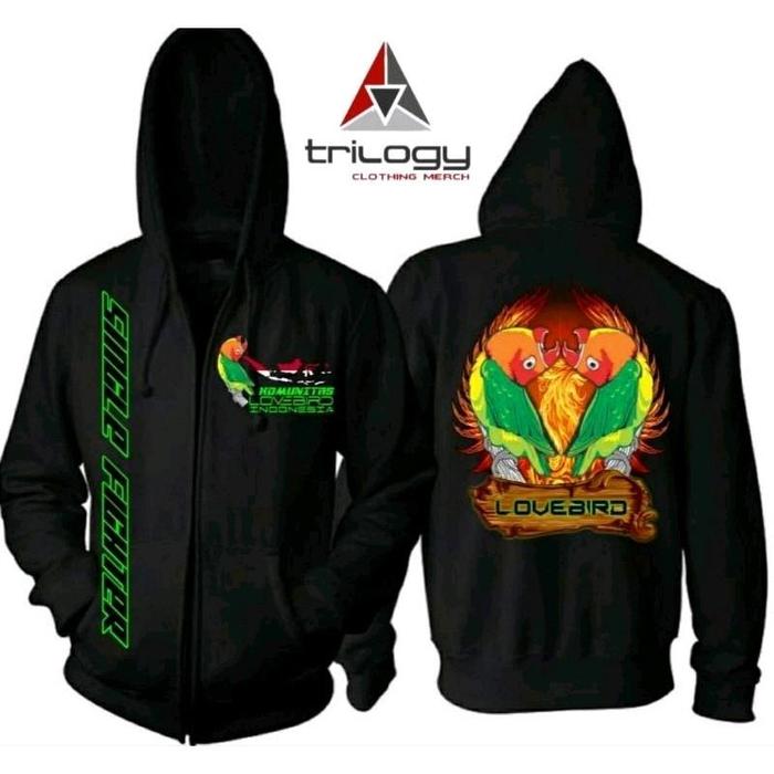 JAKET SLETING SINGLE FIGHTER LOVE BIRD KOMUNITAS LOVE BIRD INDONESIA