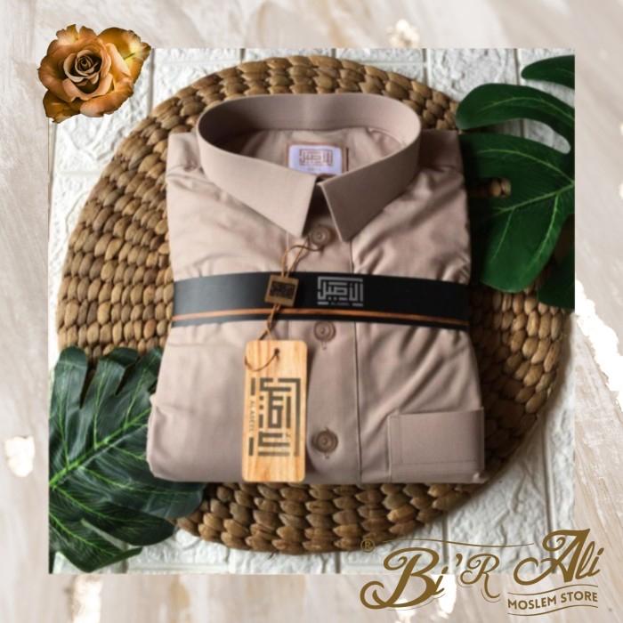 Jubah Al Aseel Premium Non Manset Kerah Kemeja Dewasa