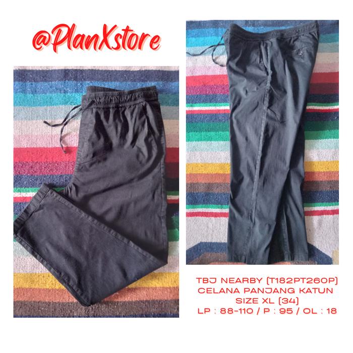 TBJ NEARBY (T182PT260P) CELANA PANJANG KATUN PRELOVED TERJANGKAU