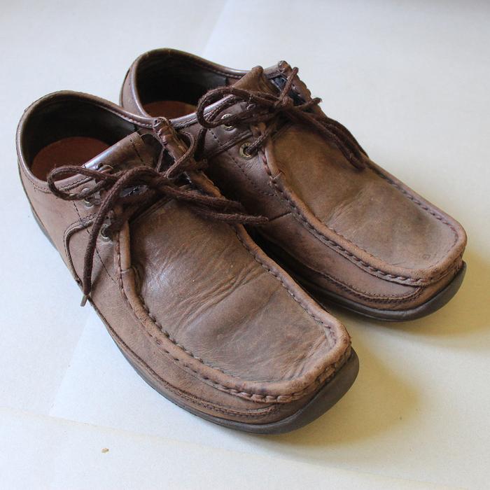 Sepatu caterpillar leather shoes loafers