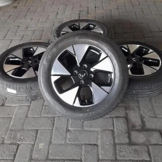Velg Mobil Bekas Copotan Wuling Alvez Original Ring 16 Pcd 4x114 + Ban