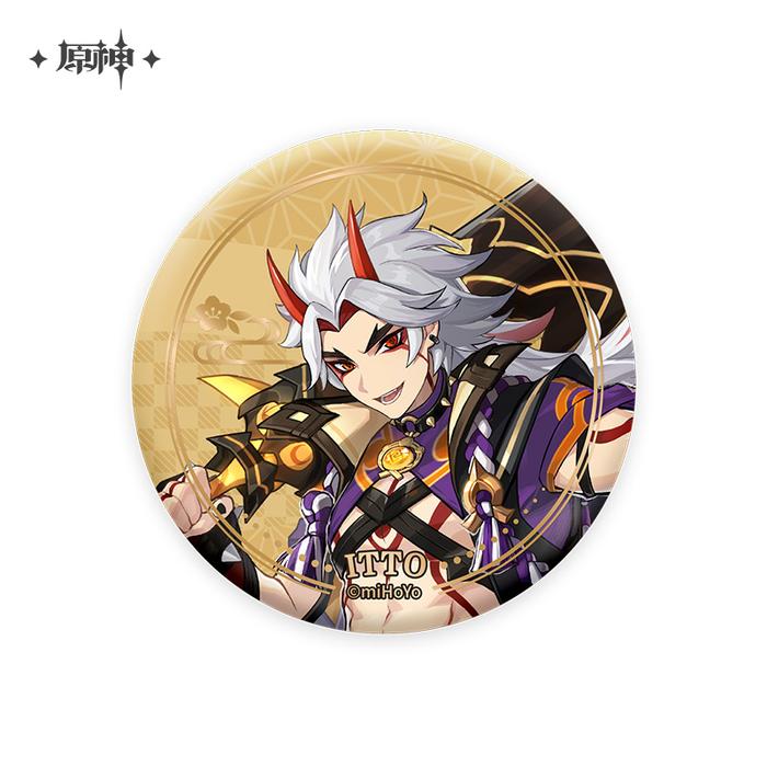 Itto - Genshin Impact Badge Inazuma - Genshin Official Merchandise