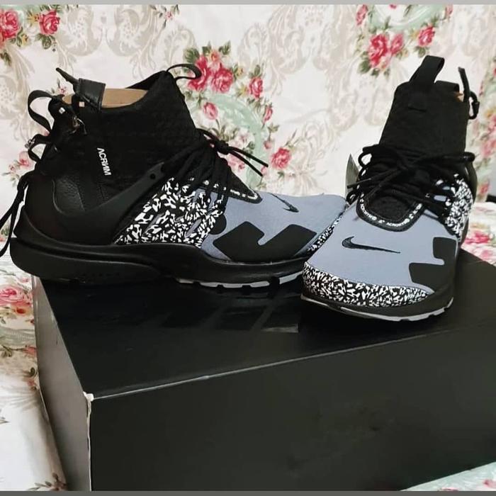 Nike Air Presto Mid X Acronym 2018 Black 100% ORIGINAL