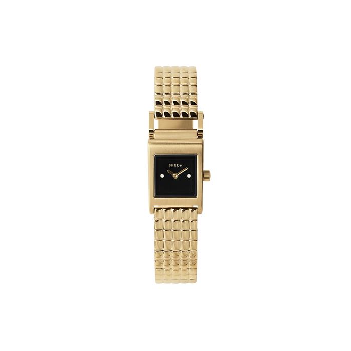 Jam Tangan Breda Revel 1746B Midnight Dial Gold Metal Bracelet