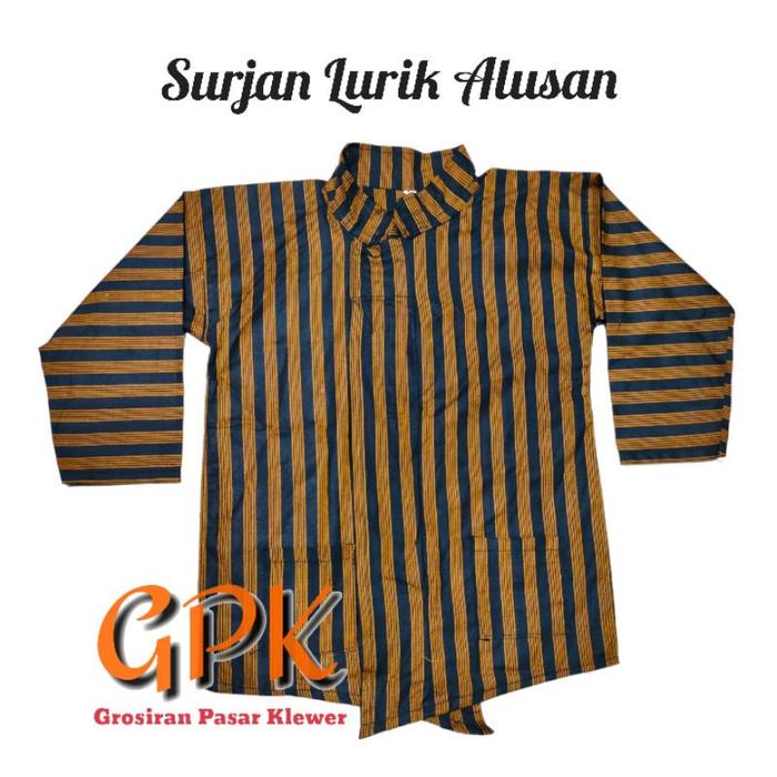 Baju Surjan Lurik Alusan / Baju Lurik Alusan