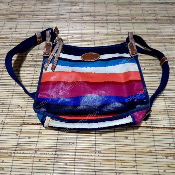 Fossil Coated Canvas Crossbody Purse-Women Bag-Fossil Authentic