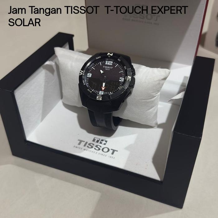 Jam tangan TISSOT  T-TOUCH EXPERT SOLAR - Hitam