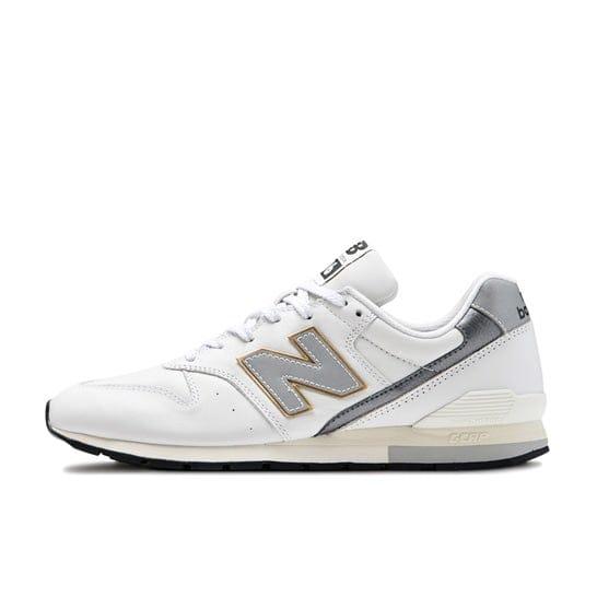 Sepatu Sneakers Pria New Balance 996 Leather White Silver Original
