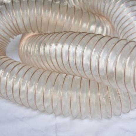 Pu ducting hose 1 1/2 inch selang flexible vacum serbuk kayu alfagomma
