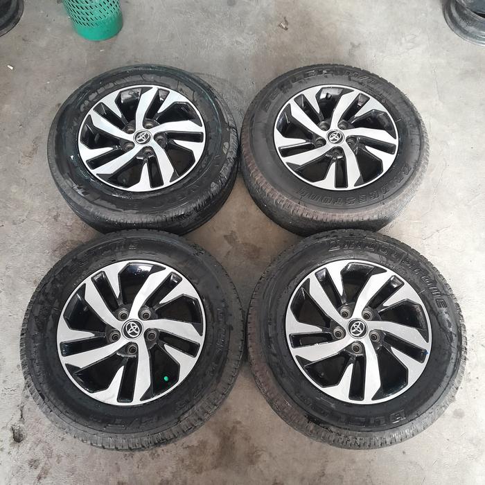 VELG MOBIL BEKAS MURAH RUSH TRD RING 16 + BAN BISA BUAT INOVA TERIOS